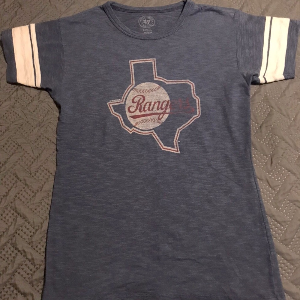 Texas Rangers women’s baseball Tee